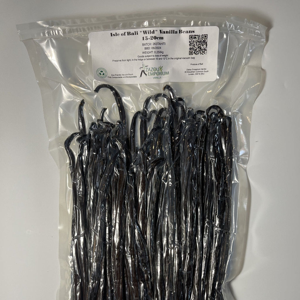 Isle of Bali "Wild" Vanilla Beans